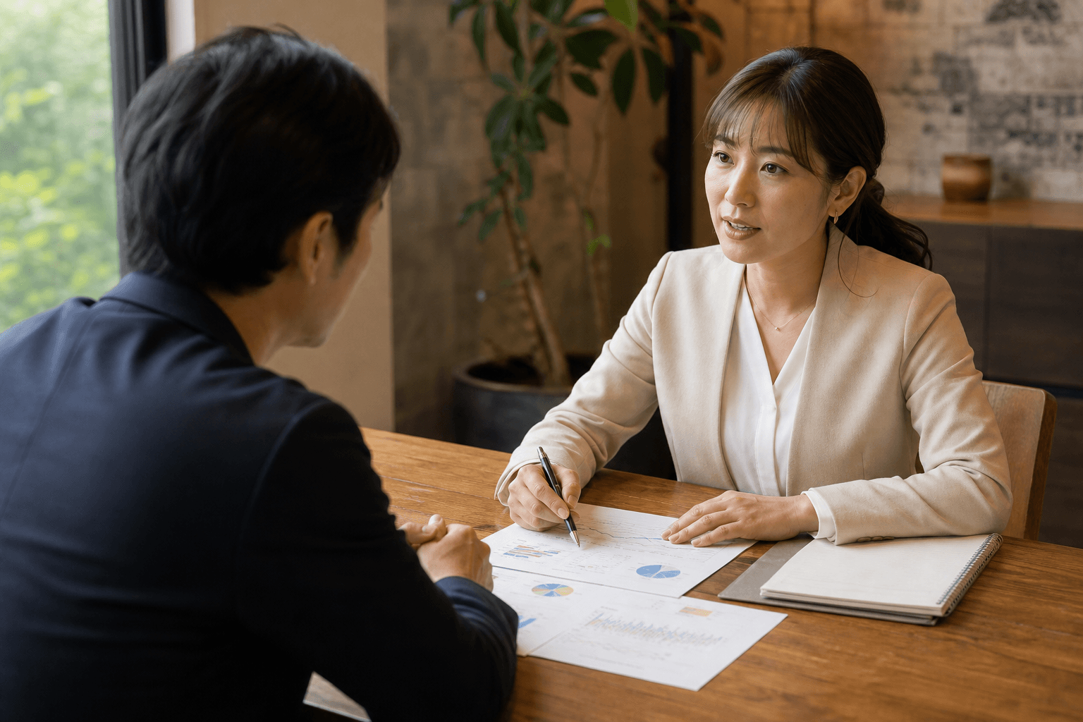 採用戦略設計書をまとめる様子