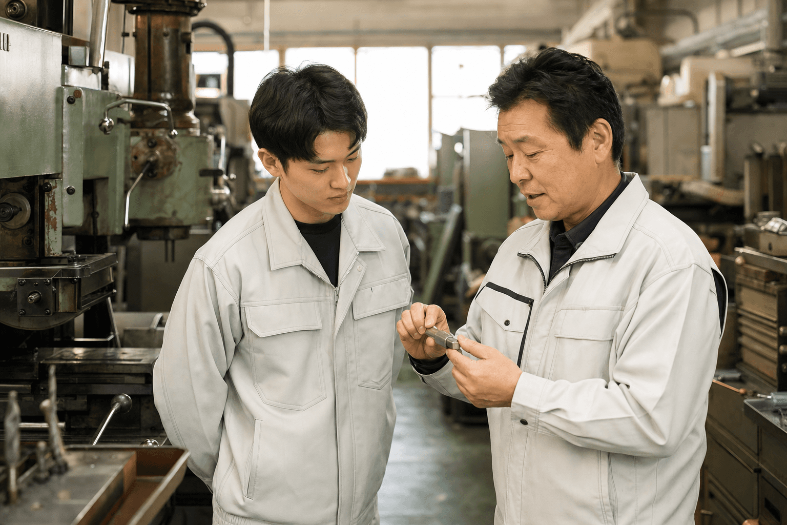 製造業の工場で働くスタッフ